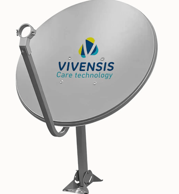 ANTENA VIVENSIS 60CM MONOPONTO BANDA KU CHAPA MD60