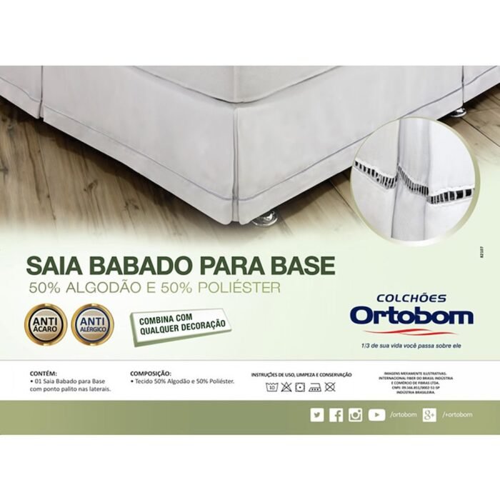 SAIA BABADO P/CAMA/BOX COML1900X2000X00000