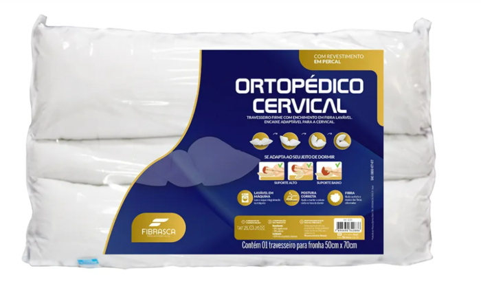TRAVESSEIRO ORTOPEDICO CERVICAL