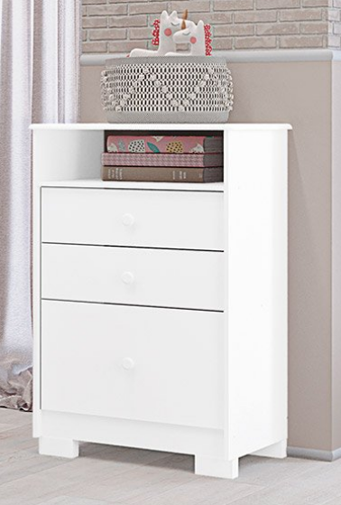 COMODA INFANTIL MAGIA 3G BRANCO