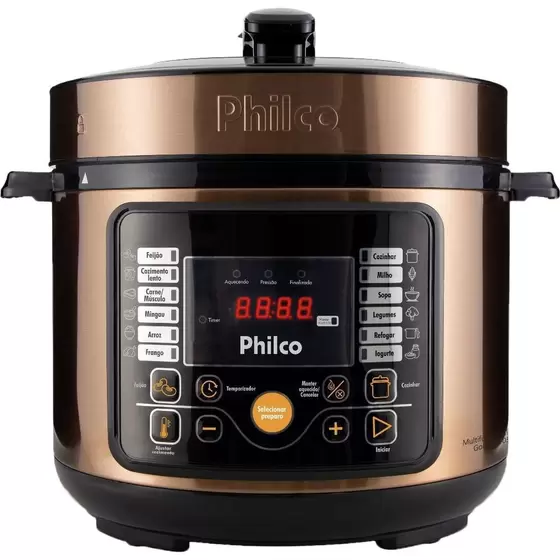 PANELA DE PRESSAO MULTIFUNCIONAL DIGITAL GOLD PPP05G 220V BRITANIA