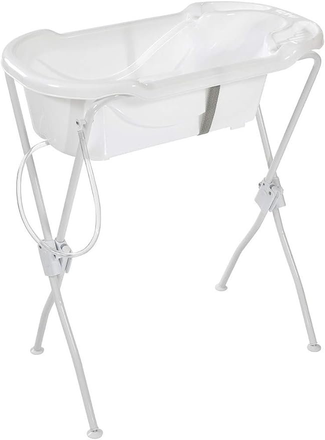 Banheira ergonômica com suporte Tutti Baby branco