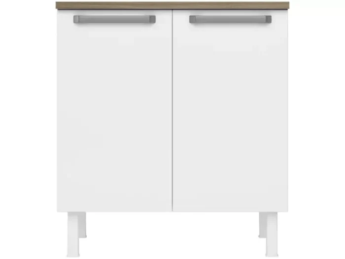 BC4Q -BR (VERONA PLUS) BALCÃO BRANCO 2PORTAS 4QUEIMADORES COOKTOP