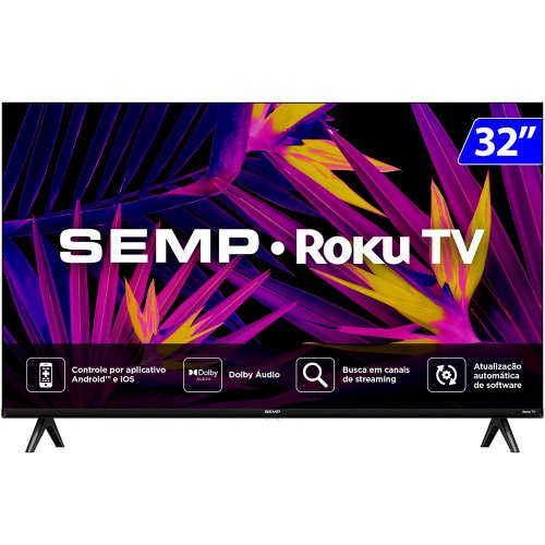 TV 32P SEMP LED SMART WIFI HD 32R6610