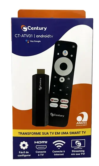 RECEPTOR SMART TV ANDROID 1GB CT-ATV01 CENTURY
