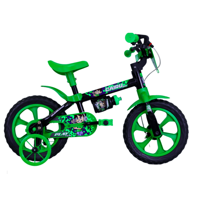 BIC ARO 12 MASC PLAY KIDS PTO/VERD