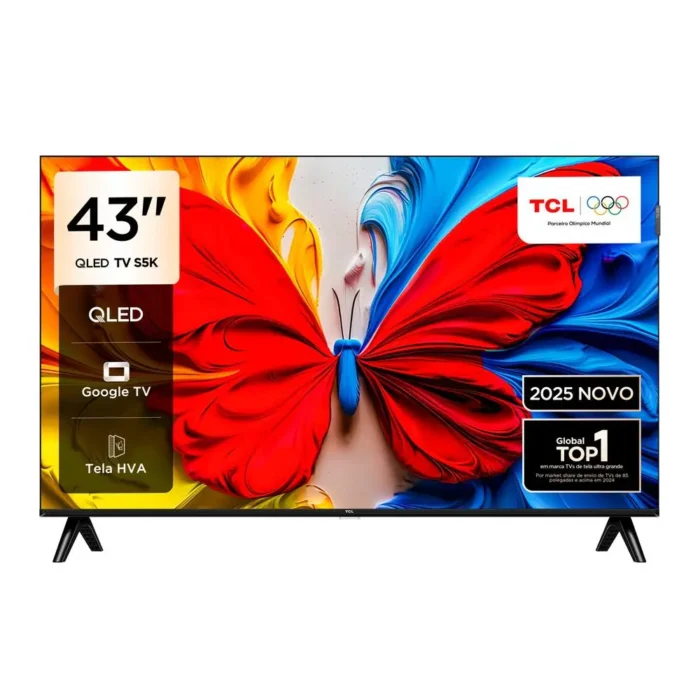 TV TCL 43 43S5K QLED SMART/FHD GOOGLE TV/WIFI/HDMI