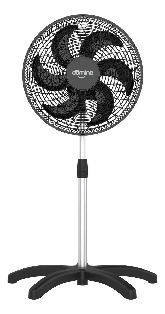 VENTILADOR DOMINA OSCILANTE COLUNA 50 CM 220 V PRETO