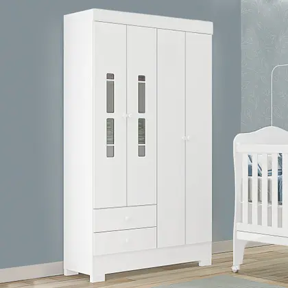 ROUPEIRO INFANTIL TURQUESA NEW II 4P_2G BRANCO