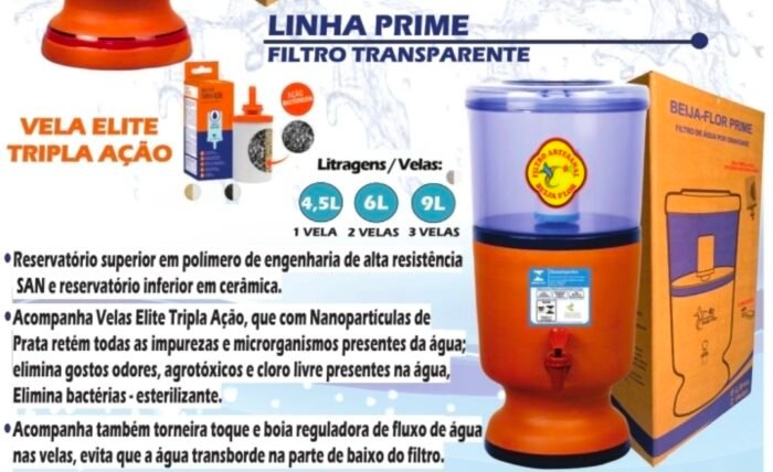 FILTRO BARRO ACRILICO 6L 02 VELA