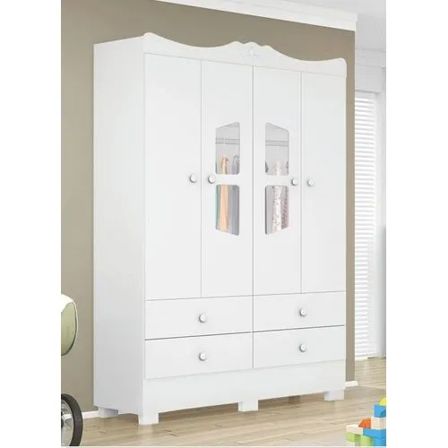 ROUPEIRO INFANTIL CRISTAL BRANCO BRANCO
