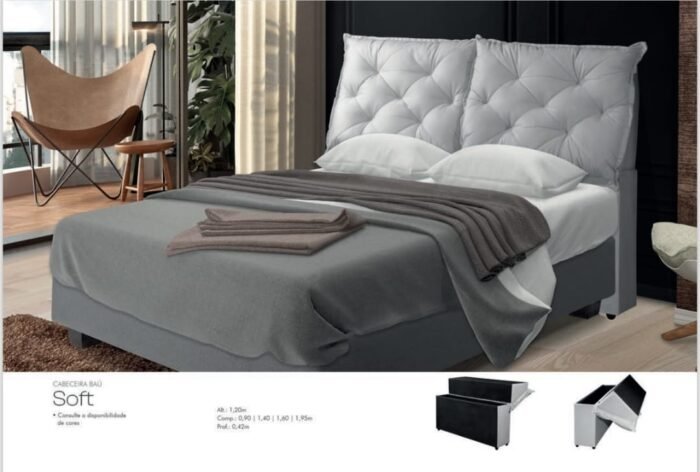 CAB. SOFT 1.60 222 CINZA